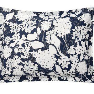 Ralph Lauren Reese Standard Pillow Shams Covers Set of 2 Navy White New